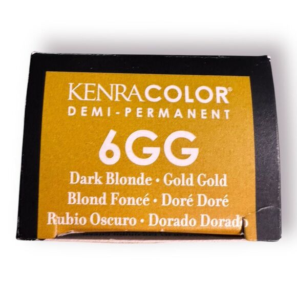 Kenra Color Demi Permanent Coloring Creme 2.05 oz 6GG Dark Blonde - Gold Gold - Picture 3 of 3